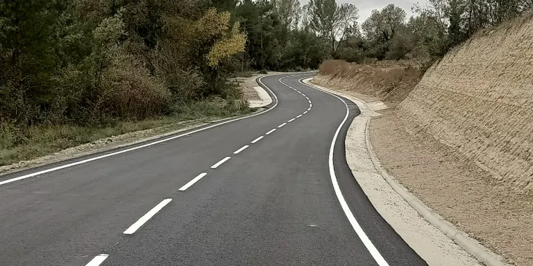 El conseller de Territori inaugurarà dissabte al migdia la nova carretera de Vallmanya