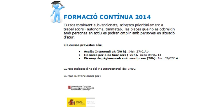 Nous cursos de formació continuada de l'Associació d'Empresaris de l'Alt Urgell