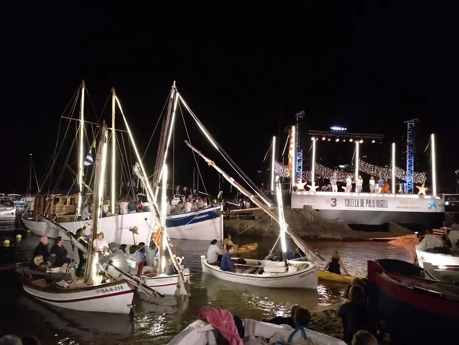 La Madrona i La Rosita a l'escenari de la 51ena Cantada d'Havaneres de Calella de Palafrugell