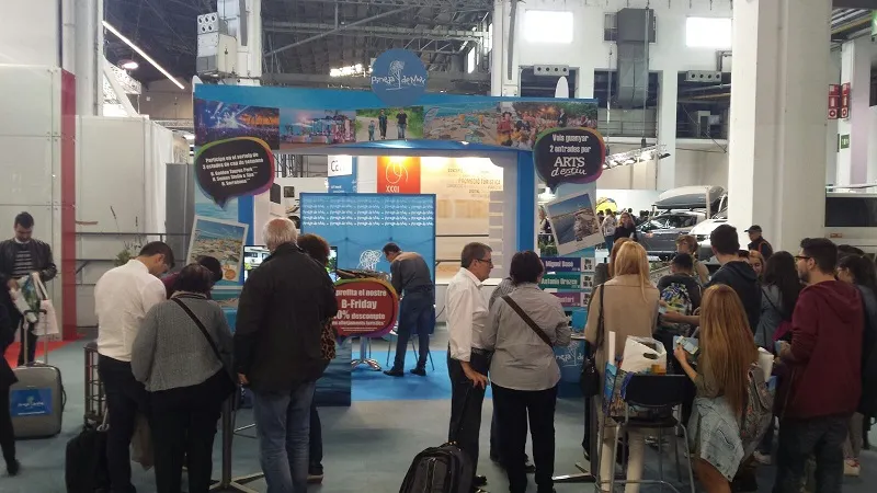 Pineda és present al B-Travel de Barcelona per promocionar el turisme familiar i la gastronomia