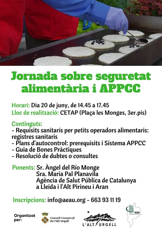 Jornada a la Seu sobre seguretat alimentària i control APPCC