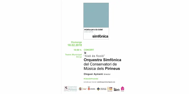 Nou concert simfònic del Conservatori de Música dels Pirineus