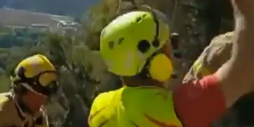 Rescatat un escalador ferit a Oliana