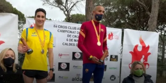 El Mehdi Aboujanah i Douae Ouboukir es proclamen campions de Catalunya al cros organitzat pel Club Atlètic Calderí