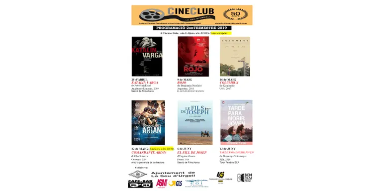 El Cineclub la Seu celebra enguany el seu 50è aniversari