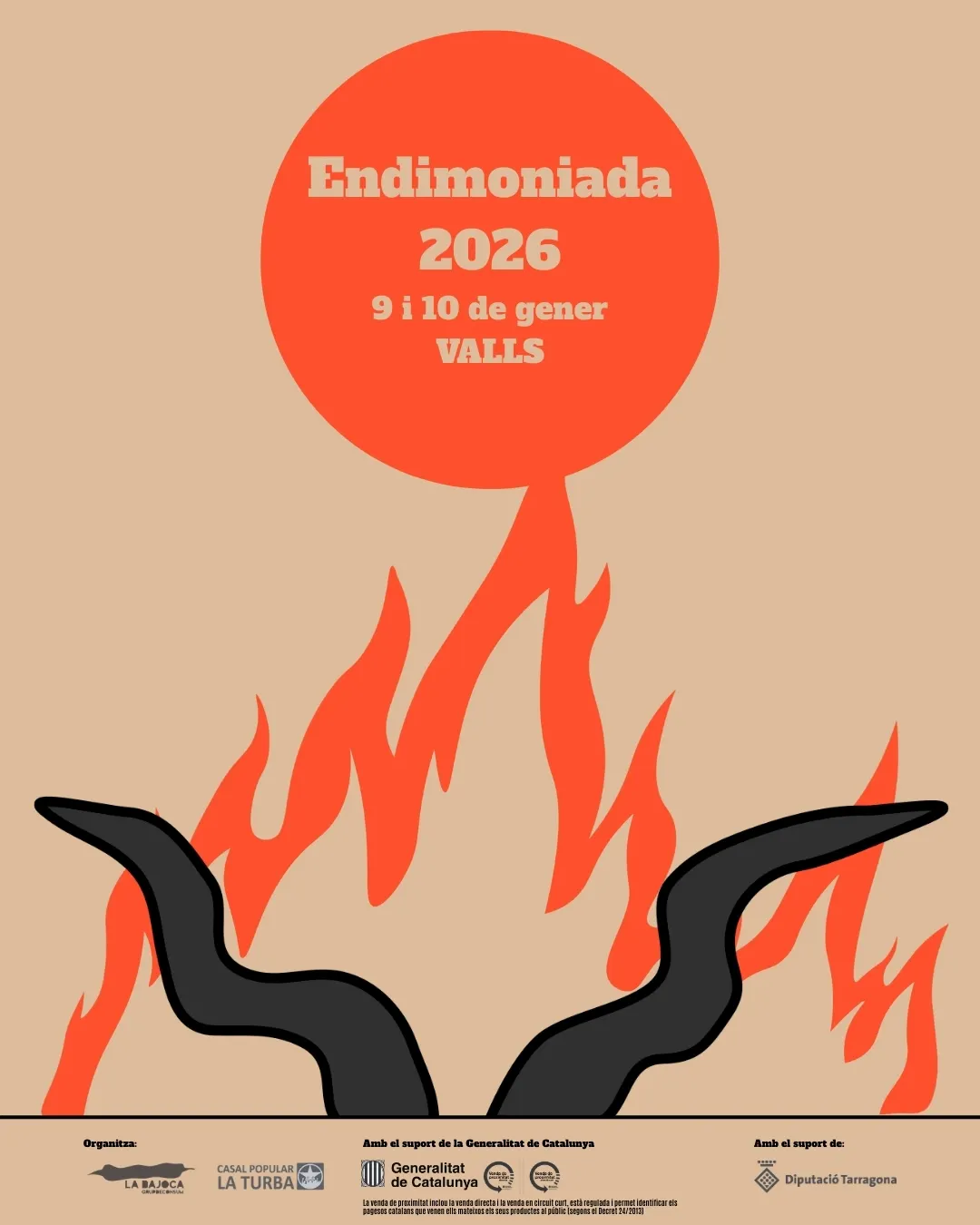 La Turba i La Bajoca presenten la primera Endimoniada de Sant Antoni