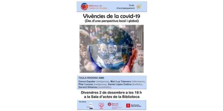Professionals calderins que van viure de prop la crisi de la Covid explicaran les seves vivències a la biblioteca