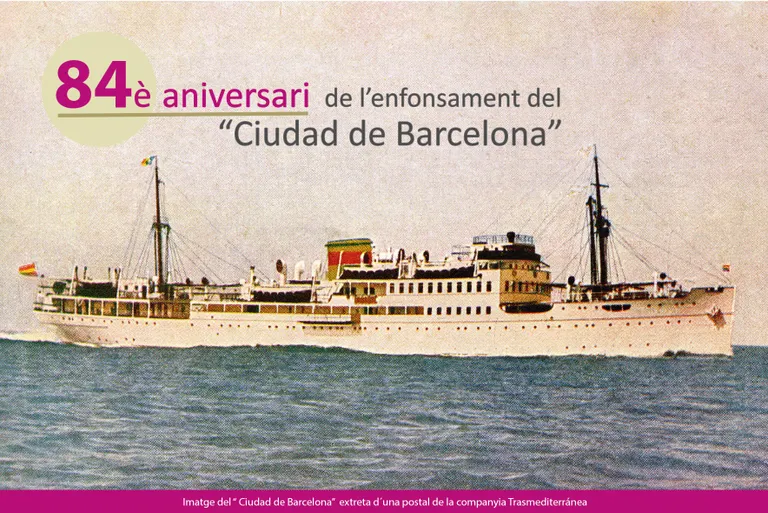 Una conferència a Malgrat de Mar i una exposició per al 84è aniversari de l'enfonsament del Ciutat de Barcelona
