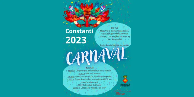 Comencen els actes de Carnaval amb la visita del Rei Carnestoltes i la rua infantil de les escoles