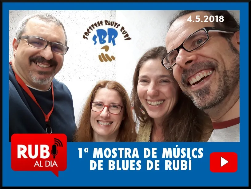 ANNA TUTUSAUS i CARLES PUJANTE ens presenta la 1ª mostra de músics de blues de Rubí