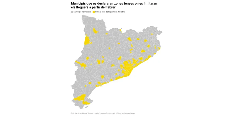 Solsona és un dels 140 municipis catalans on es limitarà el preu del lloguer a partir del mes que ve