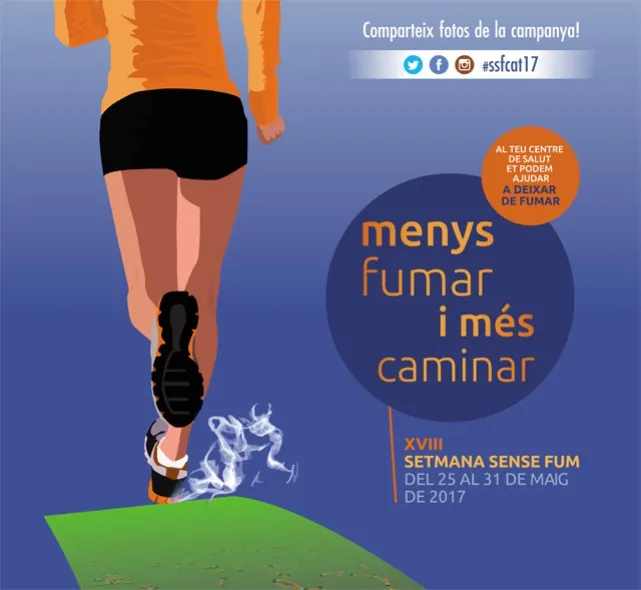 Es commemora el Dia Mundial sense Tabac i es fa una crida a caminar més