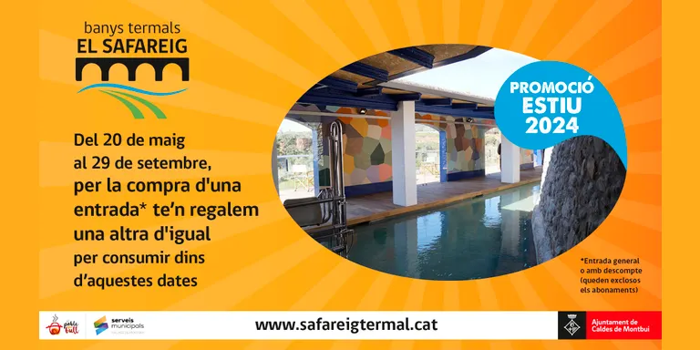 Els banys del safareig ofereixen un 2x1 durant tot l’estiu