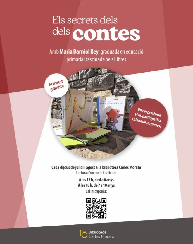 La biblioteca Carles Morató convida els més petits a descobrir "Els secrets dels contes"