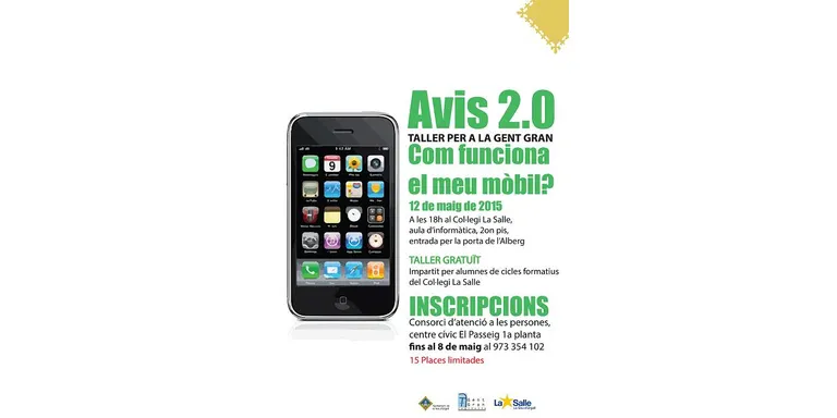 Taller per a gent gran sobre l'ús dels 'smartphones'