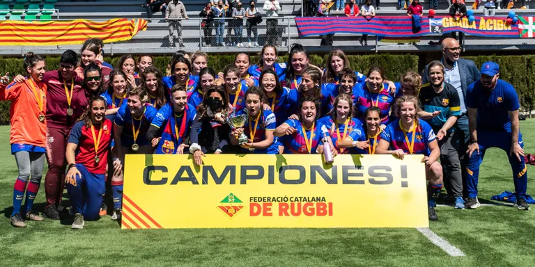 El Barça són les noves campiones de la Divisó d’Honor de rugby