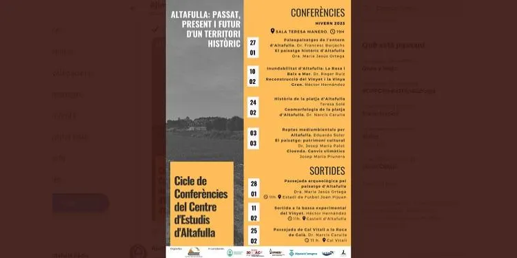 Els reptes mediambientals, el canvi climàtic i el paisatge, protagonitzen les conferències d'aquest divendres a les Teresa Manero