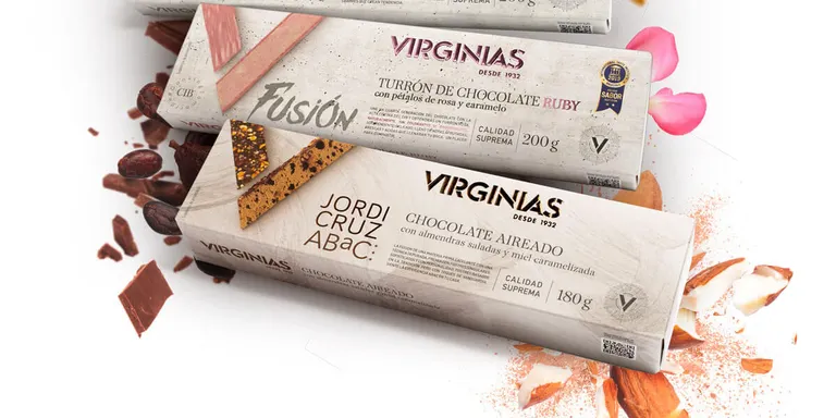 Virginias impulsa dues gammes de torrons elaborats per xefs d'avantguarda