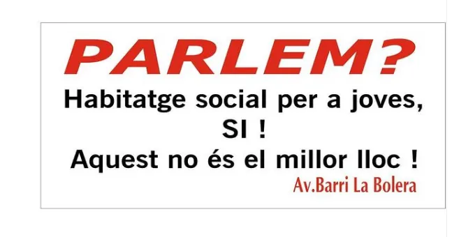 L’Associació de Veïns de La Bolera convoca una concentració per aquest diumenge