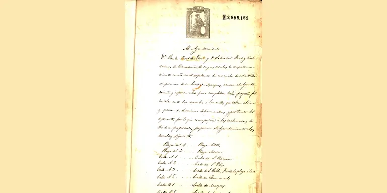 L'arxiu municipal mostra l'expedient del projecte d'eixample de Caldes el 1875