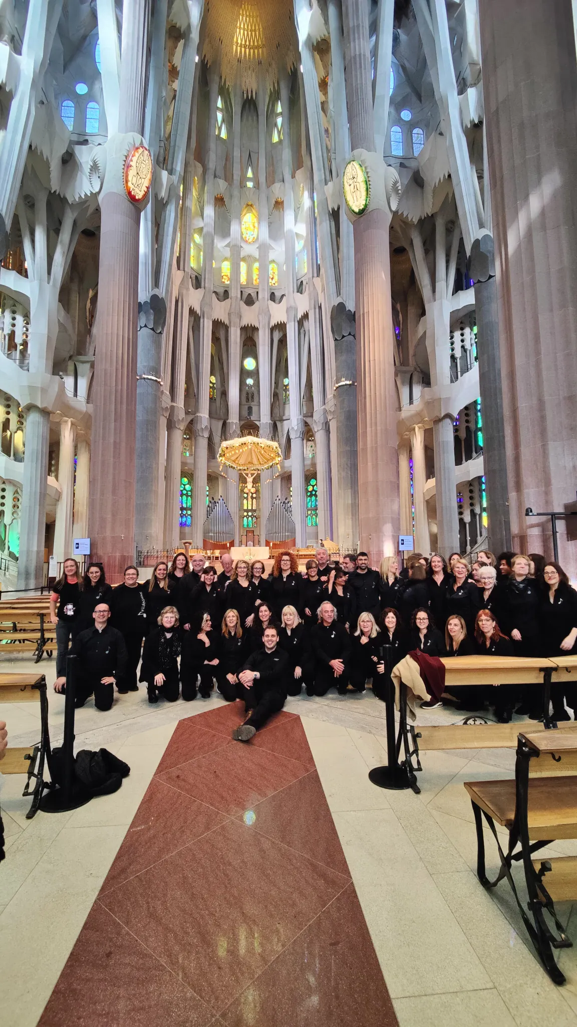 Fildegospel ha cantat a la Basílica de la Sagrada Família