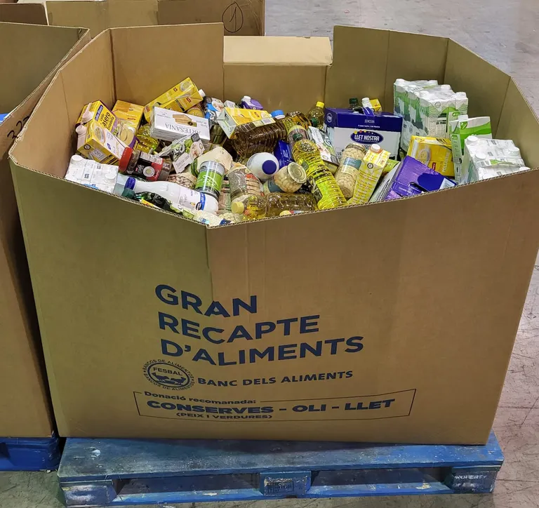El Gran Recapte recull al Morell més de mil quilos d'aliments