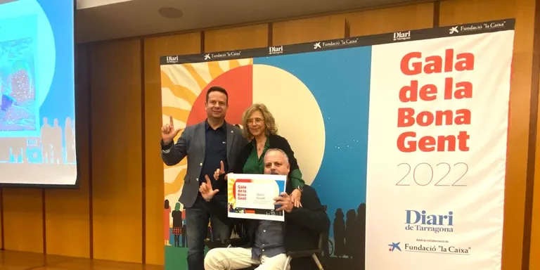 La Gala de la Bona Gent del Diari de Tarragona reconeix la lluita contra l’ELA de Siscu Morell