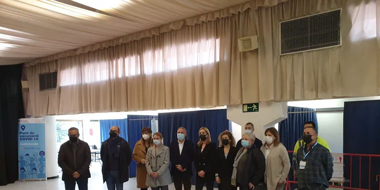 Últim dia de l’Espai de vacunació de la Sala Kursaal