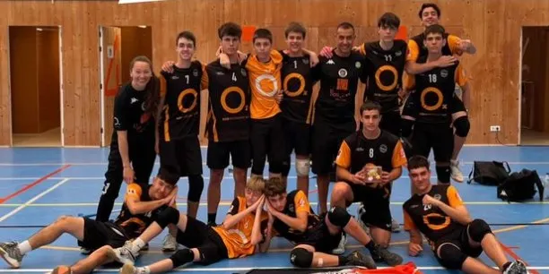L'equip cadet masculí del Cevol, campió de Catalunya