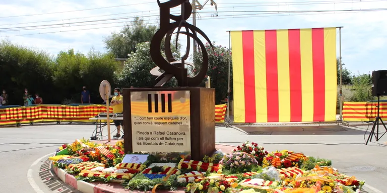 Pineda commenorarà la Diada Nacional amb l'acte institucional al monument a Rafael Casanova
