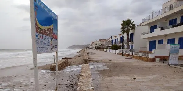 El temporal de vent provoca incidències lleus a Altafulla