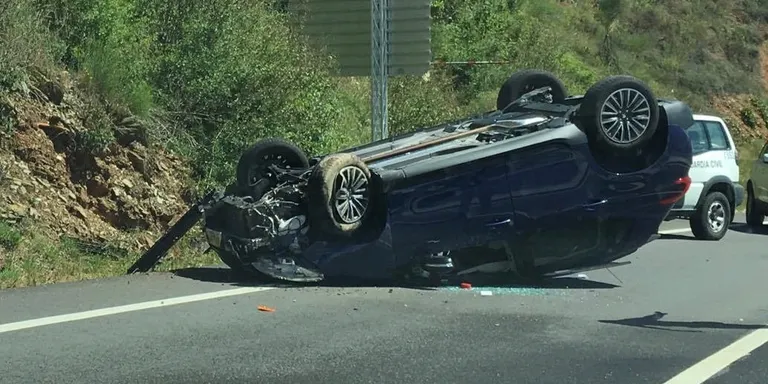 Accident lleu a la carretera N-260 a la Seu