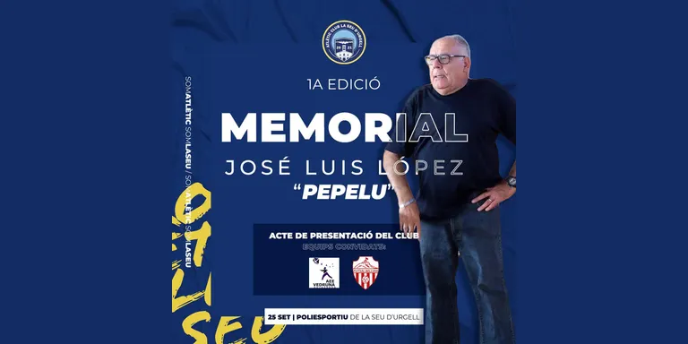 Presentació dels equips de l'Atlètic Club La Seu d'Urgell, en el marc del I Memorial José Luis López 'Pepelu'