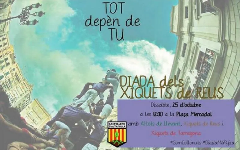 Els Castellers d’Altafulla oferiran castells de 7 a la plaça Mercadal de Reus en la penúltima actuació de la temporada