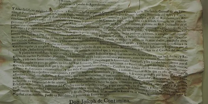 Els documents trobats a Sant Martí de Tost aporten informació del cadastre del segle XVIII