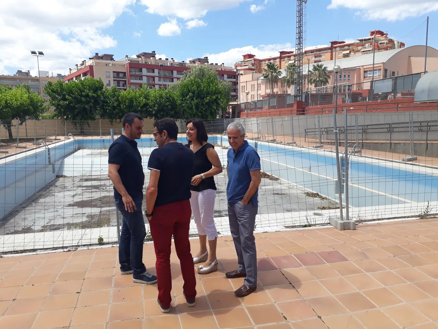 Nova vida a la piscina del Vilar després de 7 anys