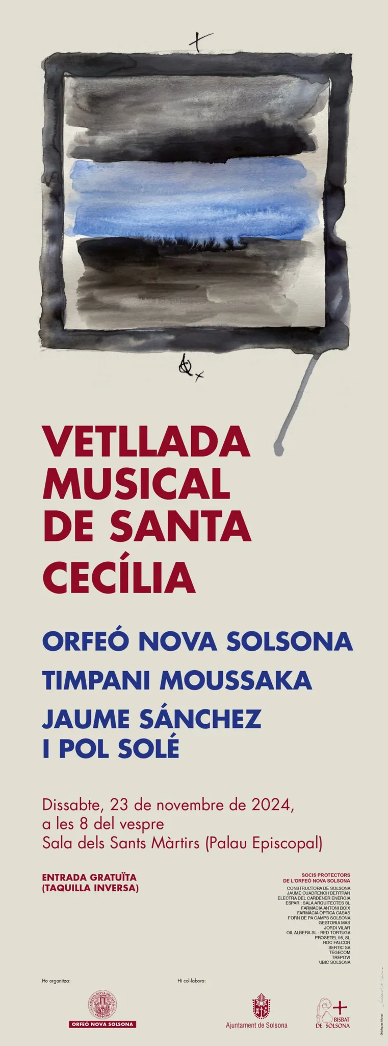 L'Orfeó Nova Solsona ofereix dissabte una vetllada musical per celebrar Santa Cecília