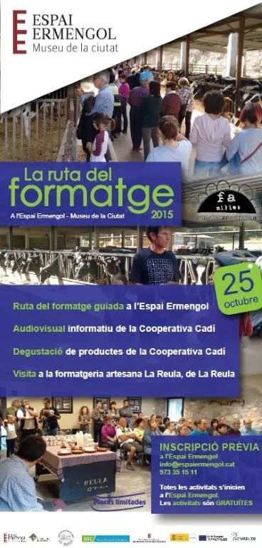 Una visita a la Formatgeria La Reula tanca la Ruta del Formatge 2015