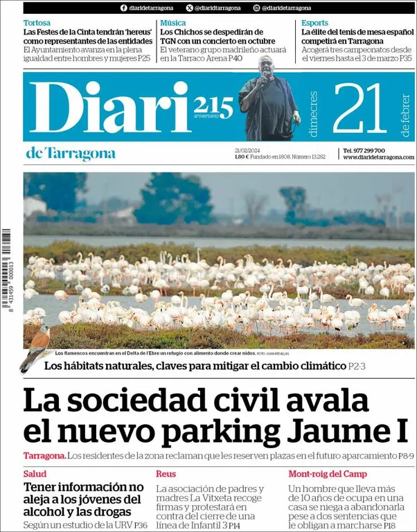 Cop d'ull als diaris d'aquest dimecres 21 de febrer