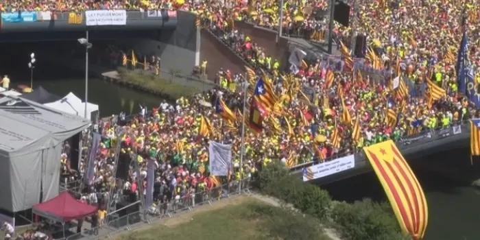La manifestació a Estrasburg ha comptat amb presència arenyenca
