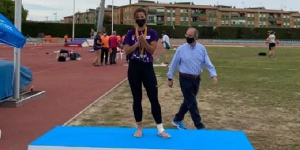 Andrea Trapé aconsegueix la medalla de plata en els 400 m tanques del Campionat de Catalunya Sub23