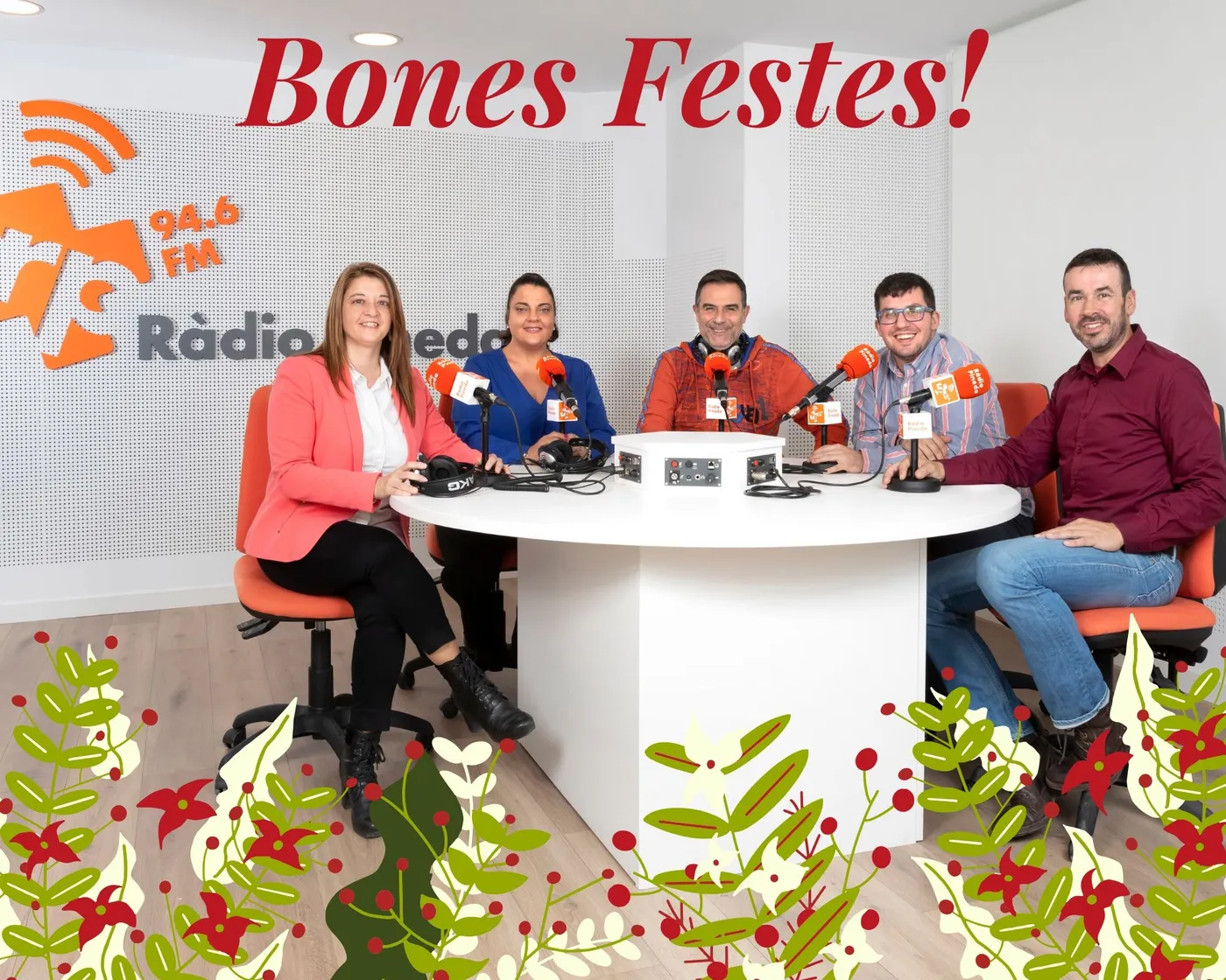 Tot l'equip de Ràdio Pineda us desitgem unes Bones Festes!