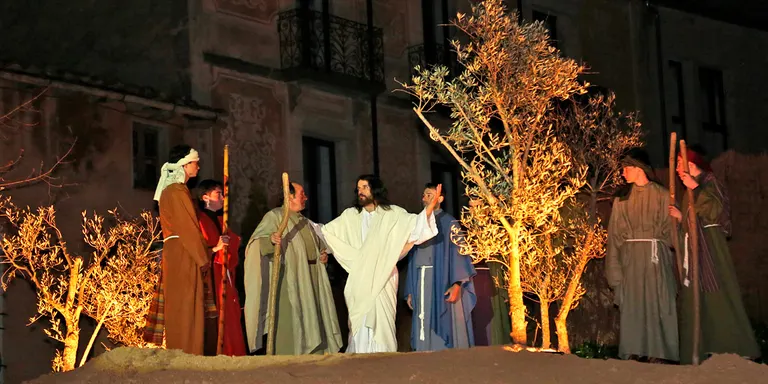 Torna el Via Crucis Vivent a Sant Hilari Sacalm després de 2 anys sense celebrar-se