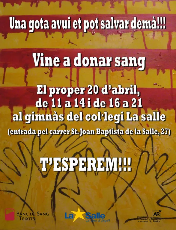 La Salle col·labora en una campanya per a la donació de sang