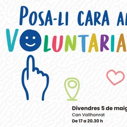 "Posa-li cara al voluntariat" 2023 - episode art