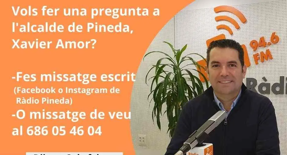 Ràdio Pineda entrevista l'Alcalde de Pineda Xavier Amor