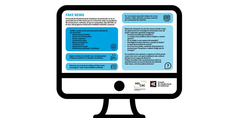 Decàleg del Consell de l'Audiovisual de Catalunya per la cura amb la desinformació al voltant del Covid-19
