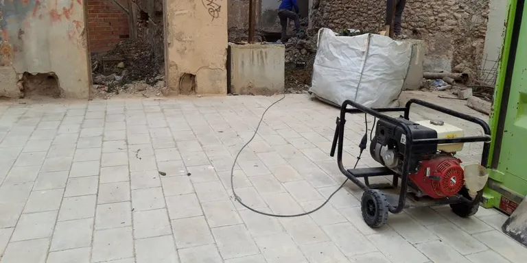 Comencen les obres de recuperació dels arcs medievals de l’entorn del Museu Casteller