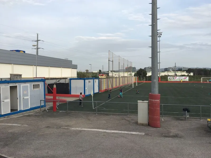 En aquesta zona del camp s'ubicaran els mòduls
