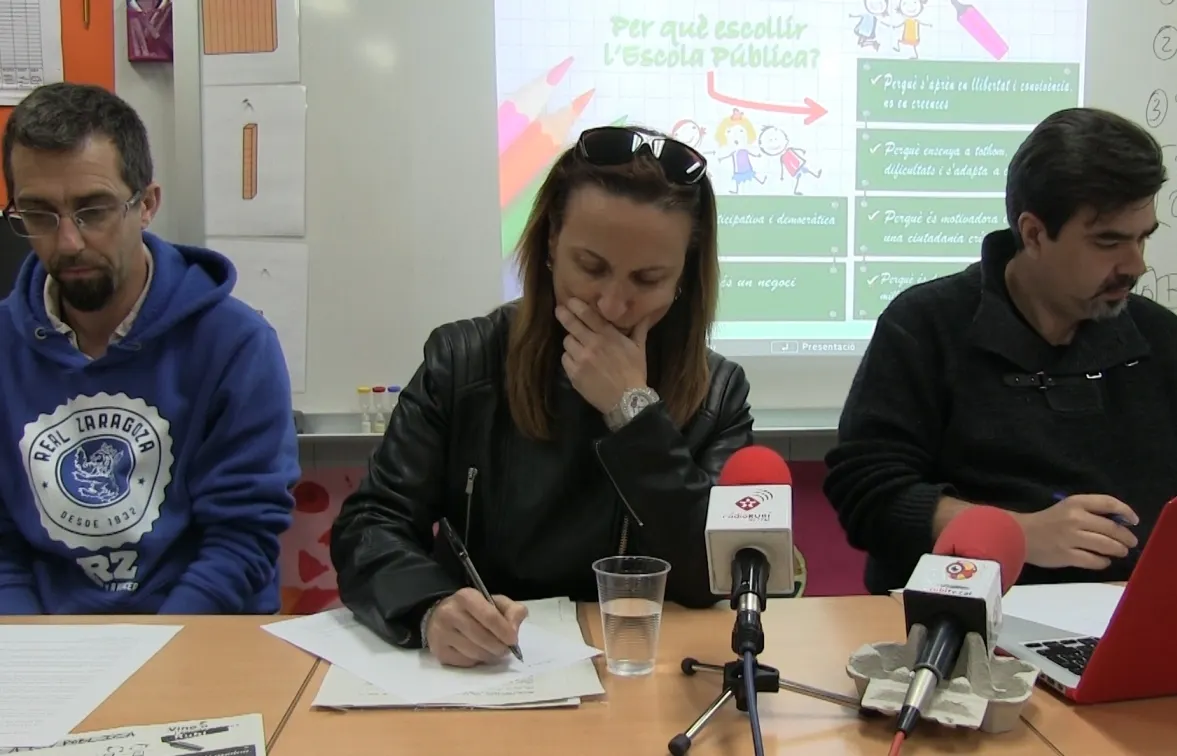 VÍDEO La Federació d'AMPES de Rubí demana que no s'abandoni l'escola pública